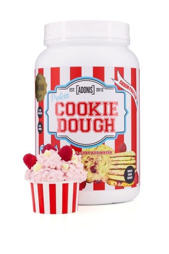[125821] Adonis Protein Cookie Dough White Choc Berry
