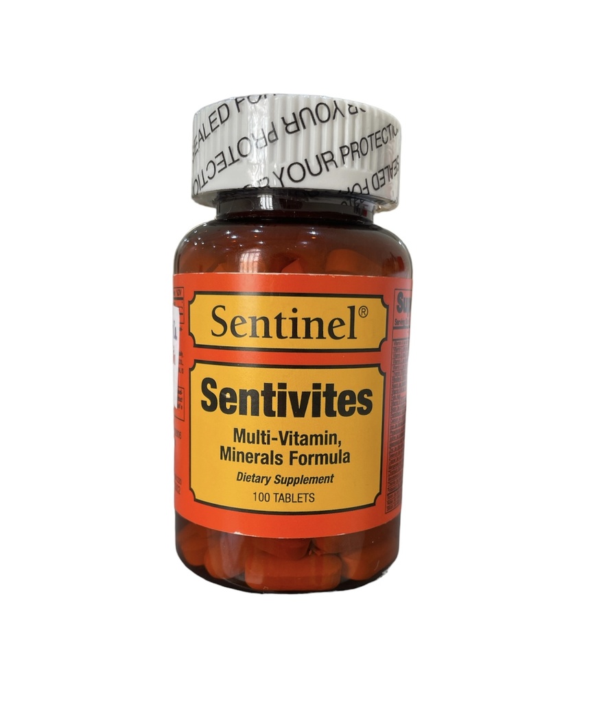 Sentinel Sentitives MultiVitamin & Minerals Formula 100 Tablets