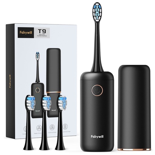 [127853] Fairywill T9 Portable Slim Electric Toothbrush