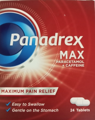[127859] Panadrex Max 500mg 24 Tablets