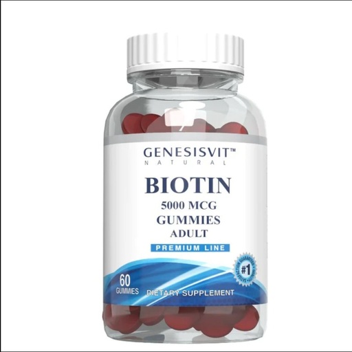 [128180] Genesisvit Biotin Gummies 5000 Mcg 50PC