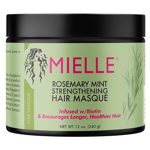 [128318] Mielle Strengthening Hair Masque Rosemary Mint 340 g