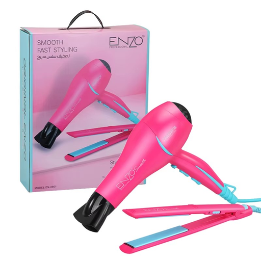 [128941] Enzo Hair Dryer+Curler