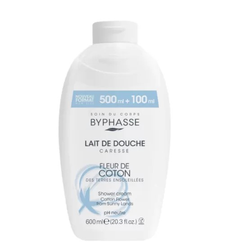 [129006] Byphasse Shower Cream Sweet Cotton Flower 500ml