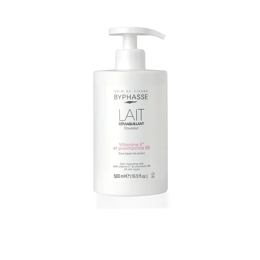 [129007] Byphasse Facial Make Up Remover Milk Vitamin E 500 Ml