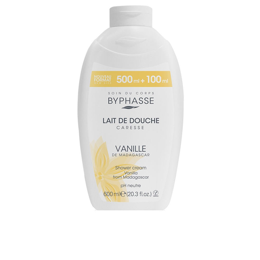 [129028] BYPHASSE Caresse Shower Cream Vanilla 600Ml