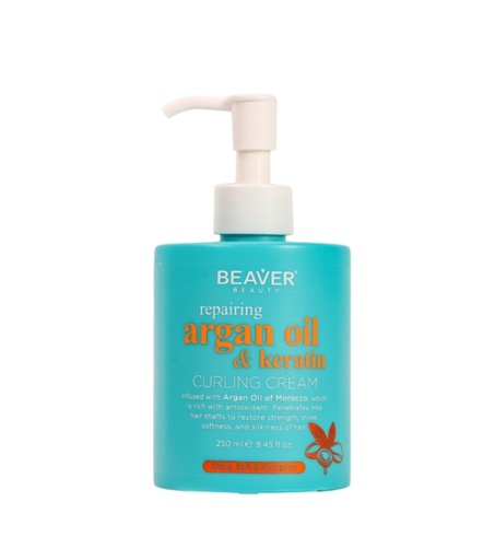 [129057] Beaver Curl Cream Argan Oil &amp; Keratin 250 ml