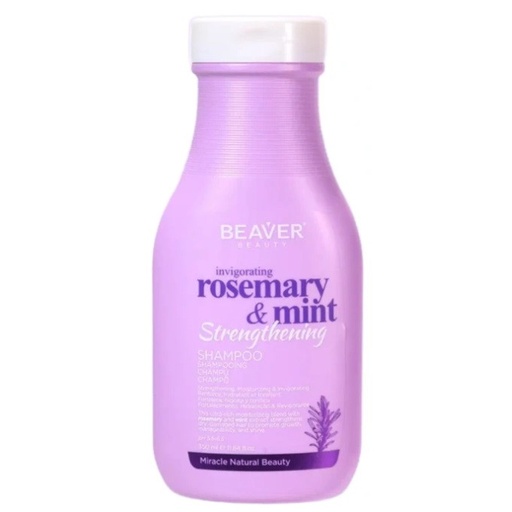 [129060] Beaver Rosemary &amp; Mint Strengthening Shampoo 350ml