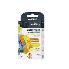 [129118] Vitaplus Waterproof kids Plasters 19x72mm 20's