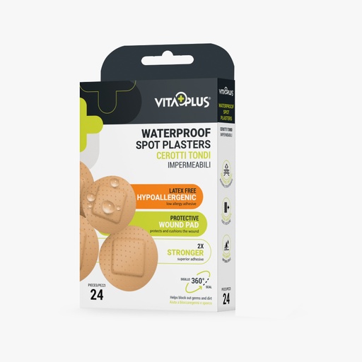 [129121] Vitaplus Spot Plasters 24's Round 22mm