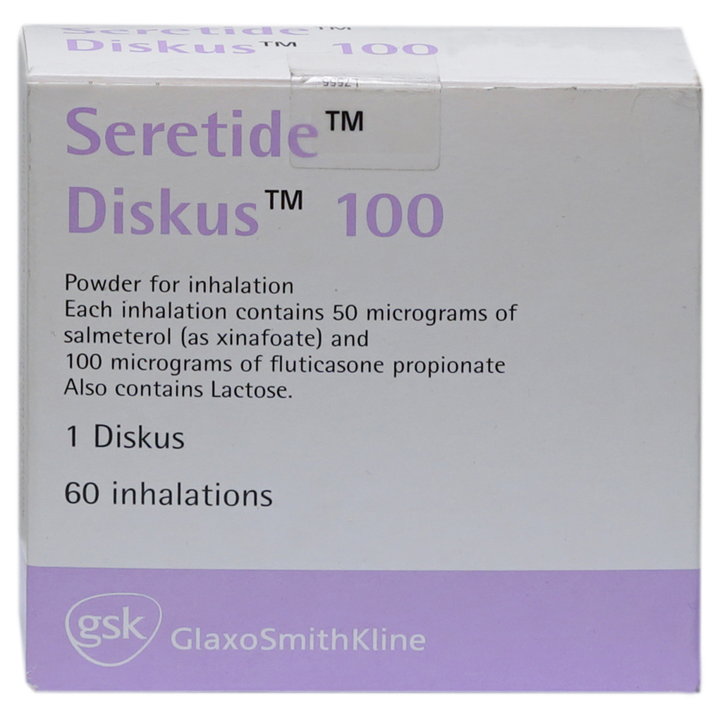 SERETIDE DISKUS 50/100 MCG 60 DOSE | Pharmacy and More