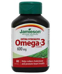 [2624] جاميسون أوميجا 3 متكامل مزود بفيتامين د 600 ميكروجرام- 80 كبسول
