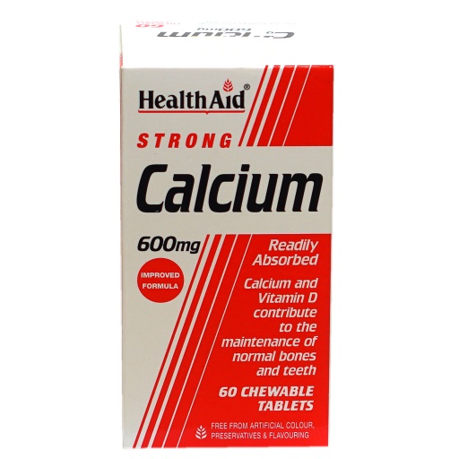 [2746] Health Aid Strong Calcium 600Mg Tab 60'S