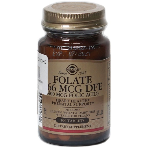 [2776] Solgar Folic Acid 400 Mcgtab 100'S-