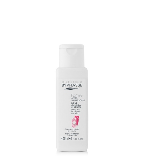 [3250] @#Byphasse Family Hair Conditioner Jojoba Extracts And Keratin Coloured Hair - 400Ml