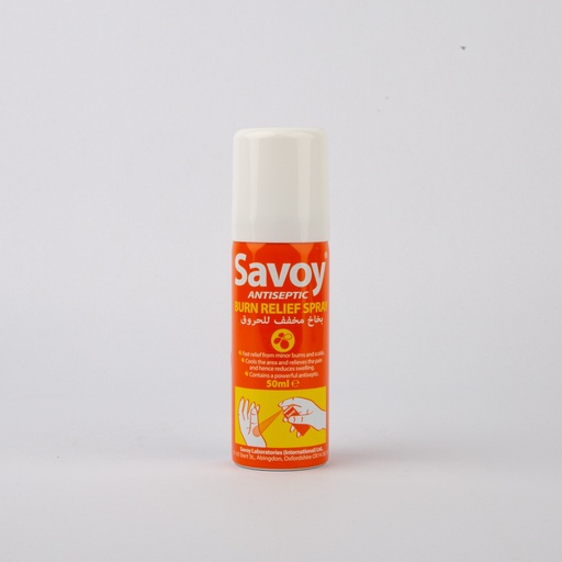 [3531] Savoy Antiseptic.Burn Relief Spray  50Ml-