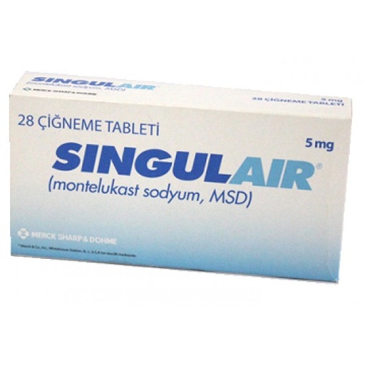 [37480] Singulair Chewable Tablet 5Mg 28'S