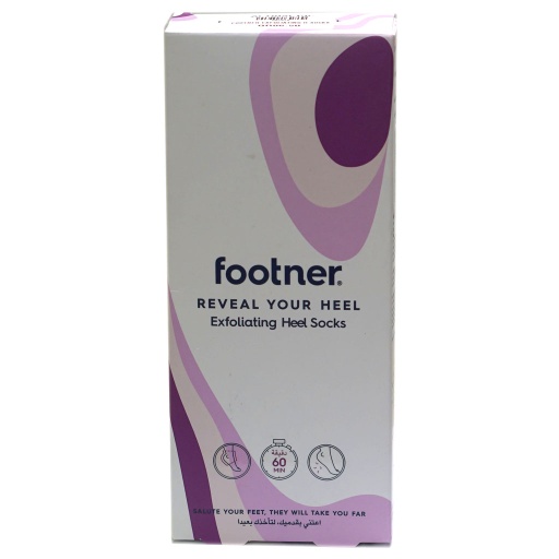 [37567] Tr. Footner Exfoliating Socks Heel