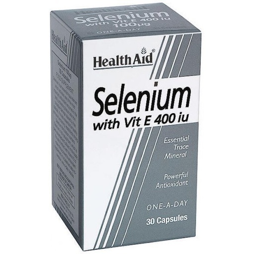 [37725] HealthAid Selenium &amp; Vitamin E 400 Cap 30'S
