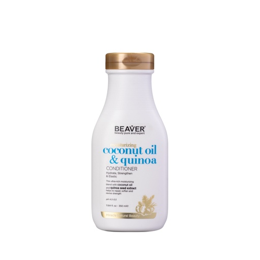 [37789] Beaver Coconut Oil And Quinoa Conditioner Ph 4.5-5.5 - 350Ml