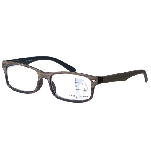 [37889] 100 Eyewear Gray Brak Multi Focus +1.5