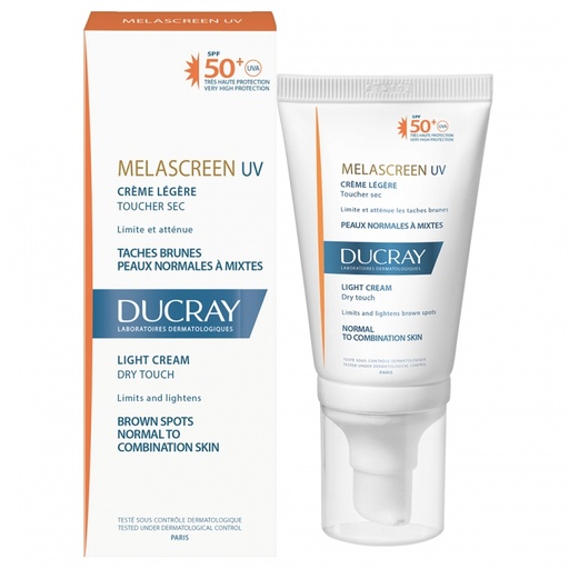 [38027] Ducray Melascreen Cream Spf50+Light(P&amp;M)6948539