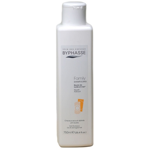 [38042] @#Byphasse Family Shampoo Shea Butter And Honey For Dry And Damaged Hair - 750 Ml