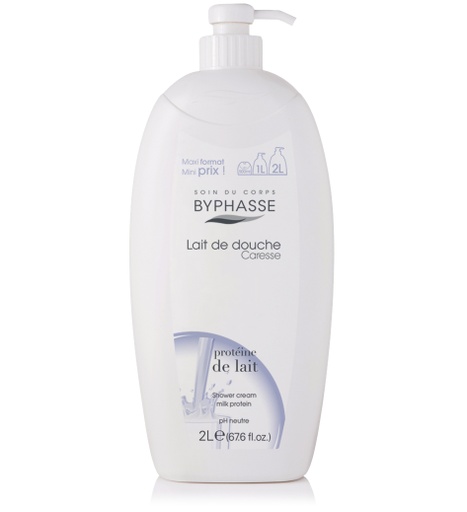 [38058] Byphasse Caresse Shower Cream Milk Protein - 2 Litter