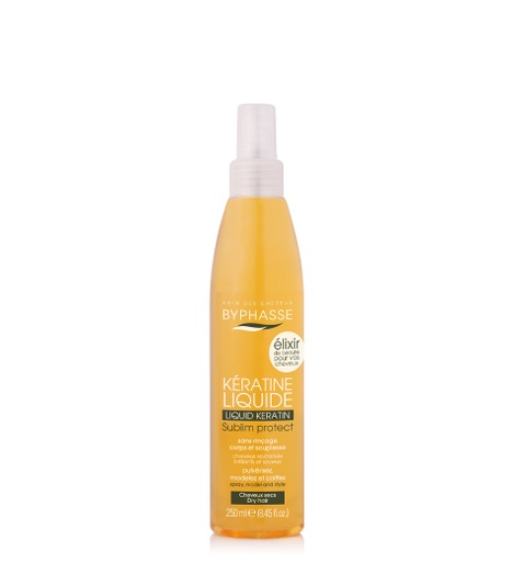 [38072] Byphasse Liquid Keratin Active Protect For Dry Hair - 250 Ml