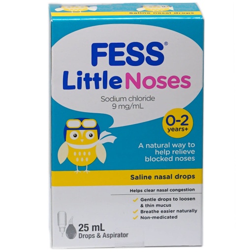 [38291] Fess Little Nose Drops 25Ml+Aspirator