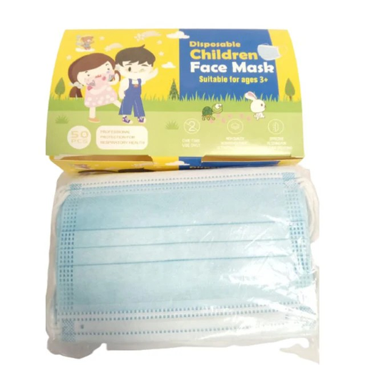 [38372] Muxiang 3Ply Kids Face Mask 50 Pc