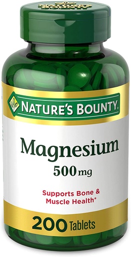 [38445] nature's bounty Magnesium 500 Mg 100'S