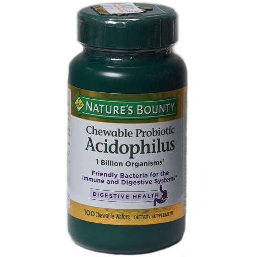 [38457] nature's bounty Chewable Probiotic Acidophilus 100's