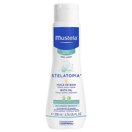 [39652] Mustela Stelatopia Milky Bath Oil 200 Ml