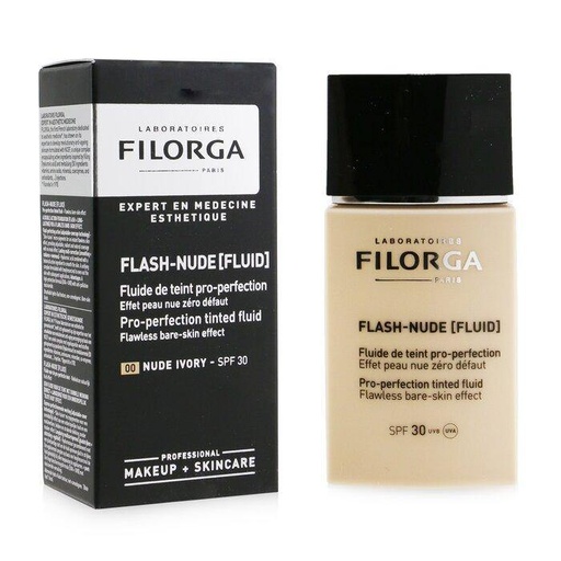 [39672] FILORGA Flash Nude Fluid Pro Perfection Tinted Fluid SPF 30 - # 00 Nude Ivory