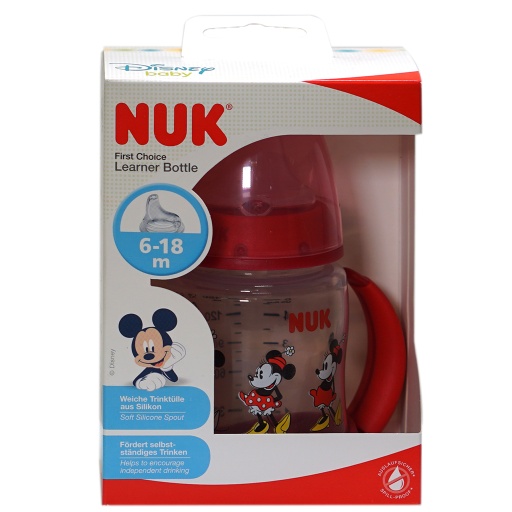 [39700] Nuk Learner Bottle 150Ml Mickey Red#10215062