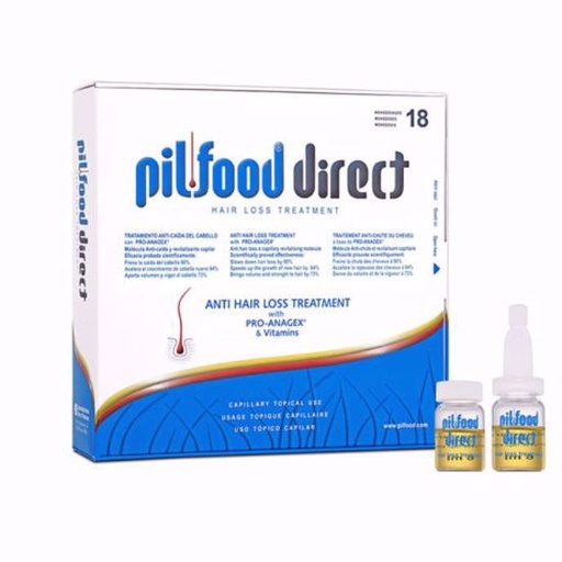 [39761] Pilfood Direct Hairloss Treatment 18 Ampoules