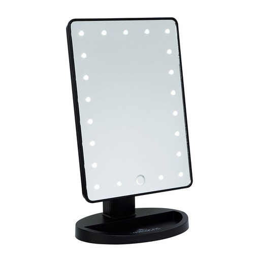 [40358] Led Dimmable Makeup Mirror Double Black /White# M-6