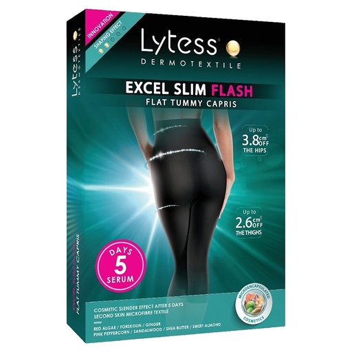 [40372] Lytess Excel Slim Flash Black  S/M Pf007/500107