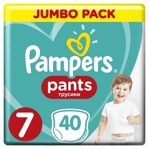 [40463] Pampers Pants S7 17+Kg 40S
