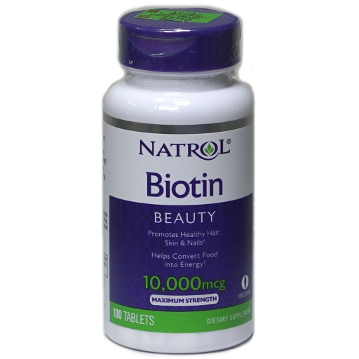 [40537] Natrol Biotin 10,000 Tab 100'S