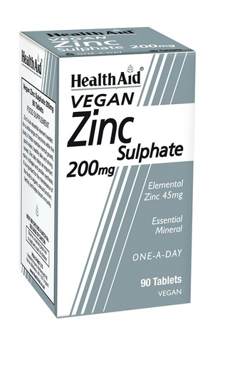 [42294] HealthAid Zinc Sulph.200Mg Tab 90'S