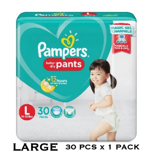 [42342] PAMPERS 7 DRY PANTS 30'S