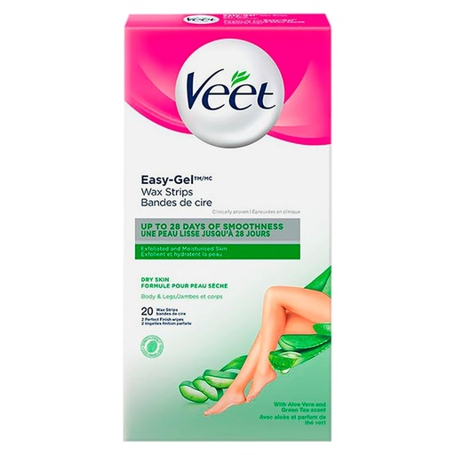[42345] Veet Wax Strips Dry Skin 20'S