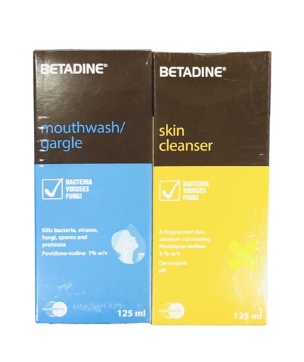 [42415] Betadine Skincleansing + Mouthwash