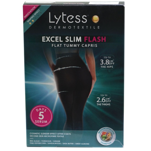[42434] Lytess Capris Excelslim Flash Black S/M [ 500110