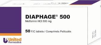 [42447] Diaphage 500Mg Tab 50'S