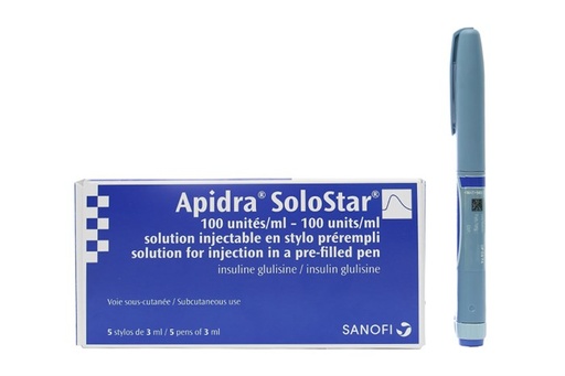 [42471] Apidra 100U/Ml Solostar Pen 5X3Ml