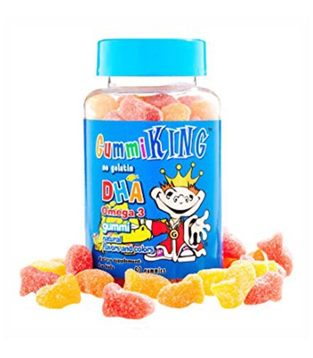 [42519] Gummi King Dha Omega-3 Chewing Tabs  60'
