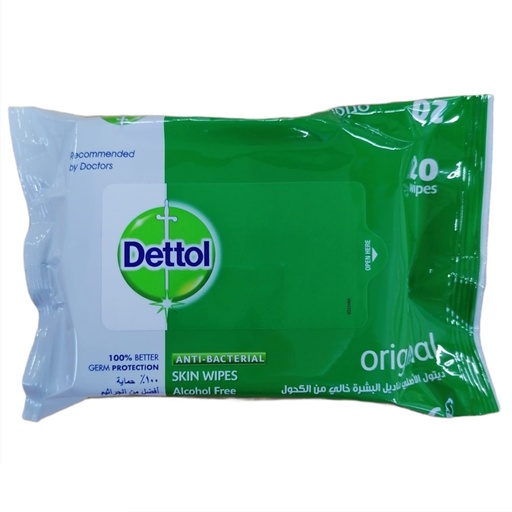 [42602] DETTOL A/BACT.WIPES 20'S [ 5900 ]